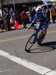 Levi Leipheimer went last, and won with a time of 29'40", 18 seconds ahead of second place.